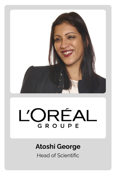 Atoshi George, Head of Scientific at L'Oréal Group