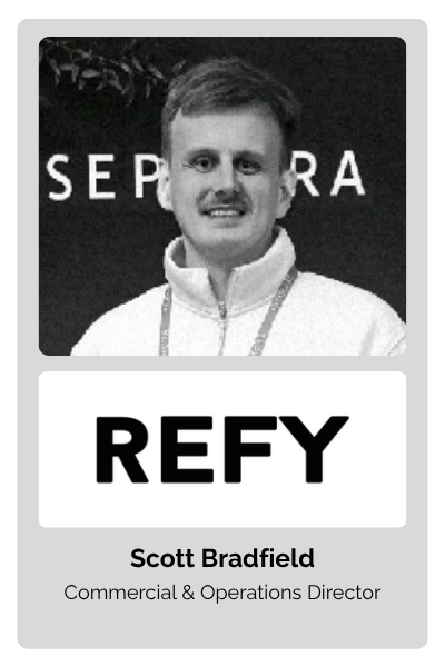 Scott Bradfield, Commercial & Operations Director at REFY