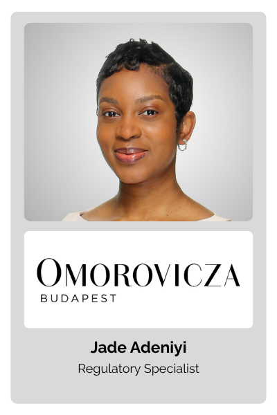 Jade Adeniyi, Regulatory Specialist at Omorovicza