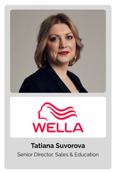 Tatiana Suvorova, Senior Director of Sales & Education at Wella UK & Ireland