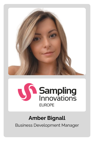 Amber Bignall, Business Development Manager at Sampling Innovations